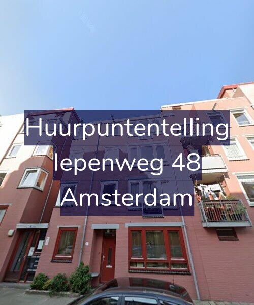Foto gevel Huurpuntentelling voor Iepenweg 48, Amsterdam
