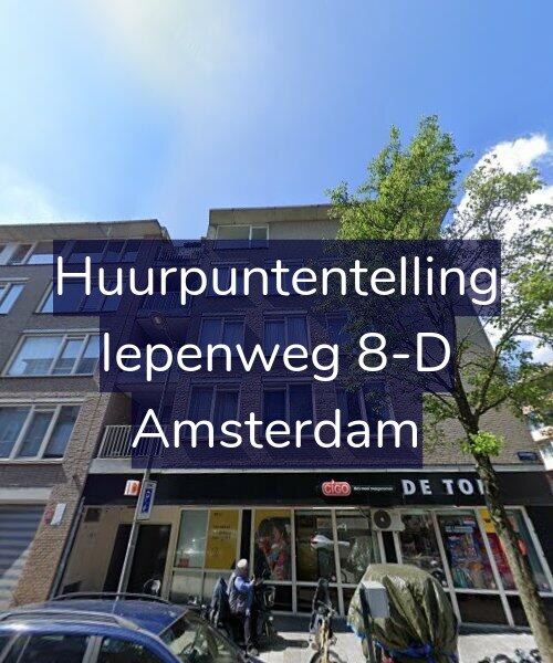 Foto gevel Huurpuntentelling voor Iepenweg 8-D, Amsterdam