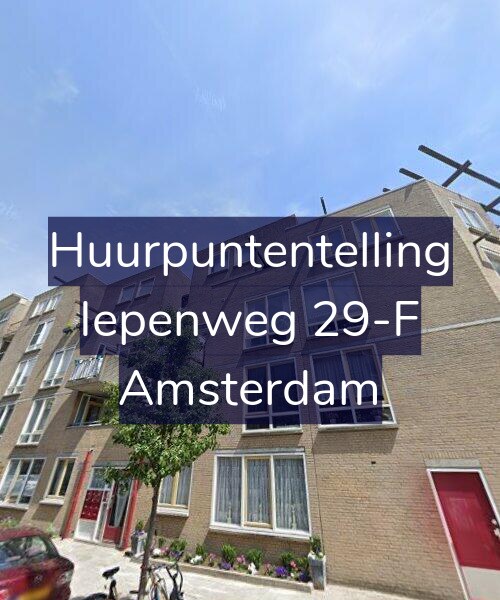 Foto gevel Huurpuntentelling voor Iepenweg 29-F, Amsterdam