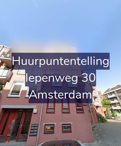 Foto gevel Huurpuntentelling voor Iepenweg 30, Amsterdam