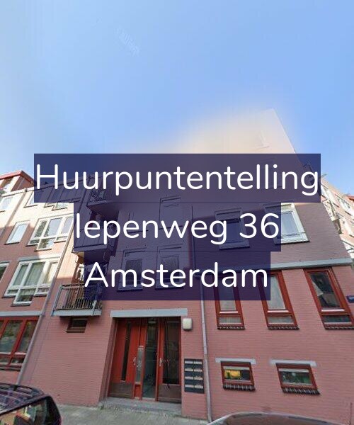 Foto gevel Huurpuntentelling voor Iepenweg 36, Amsterdam