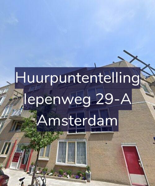 Foto gevel Huurpuntentelling voor Iepenweg 29-A, Amsterdam
