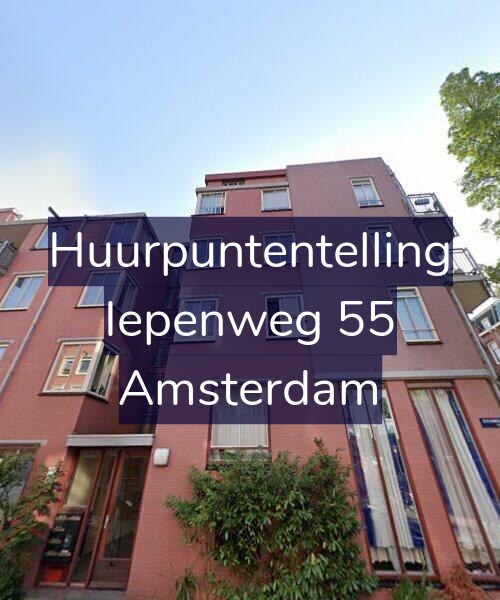 Foto gevel Huurpuntentelling voor Iepenweg 55, Amsterdam