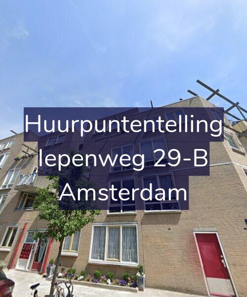 Foto gevel Huurpuntentelling voor Iepenweg 29-B, Amsterdam