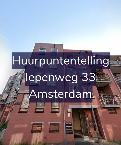 Foto gevel Huurpuntentelling voor Iepenweg 33, Amsterdam