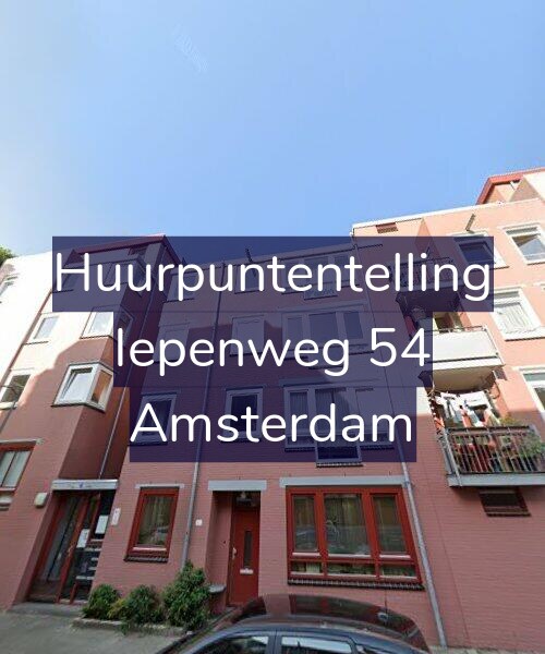 Foto gevel Huurpuntentelling voor Iepenweg 54, Amsterdam