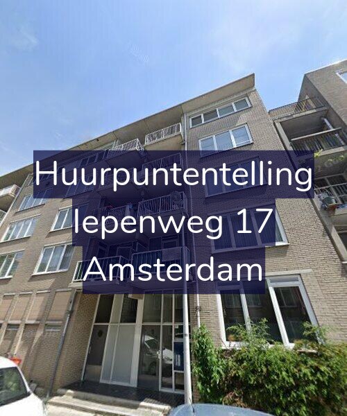 Foto gevel Huurpuntentelling voor Iepenweg 17, Amsterdam