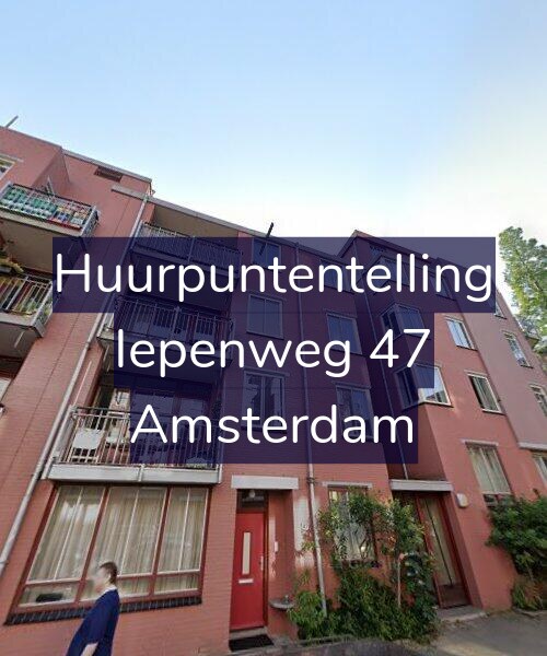 Foto gevel Huurpuntentelling voor Iepenweg 47, Amsterdam