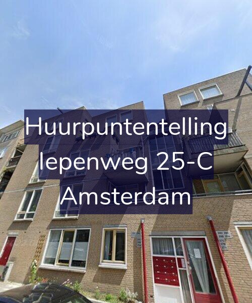 Foto gevel Huurpuntentelling voor Iepenweg 25-C, Amsterdam
