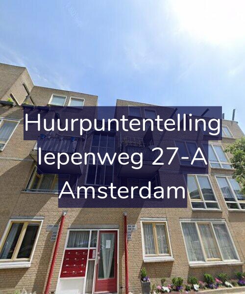 Foto gevel Huurpuntentelling voor Iepenweg 27-A, Amsterdam