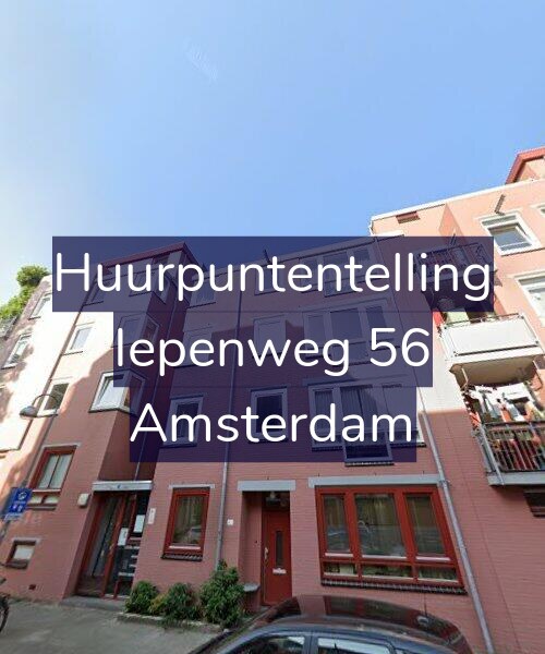 Foto gevel Huurpuntentelling voor Iepenweg 56, Amsterdam