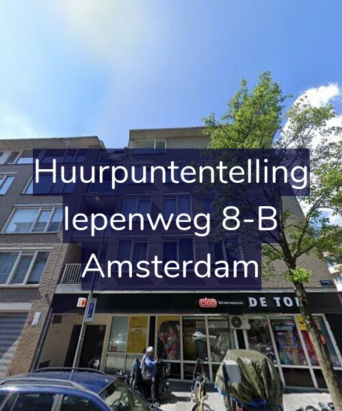 Foto gevel Huurpuntentelling voor Iepenweg 8-B, Amsterdam
