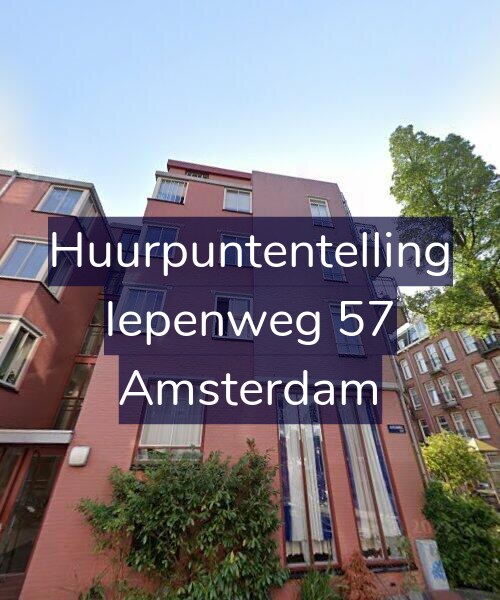 Foto gevel Huurpuntentelling voor Iepenweg 57, Amsterdam
