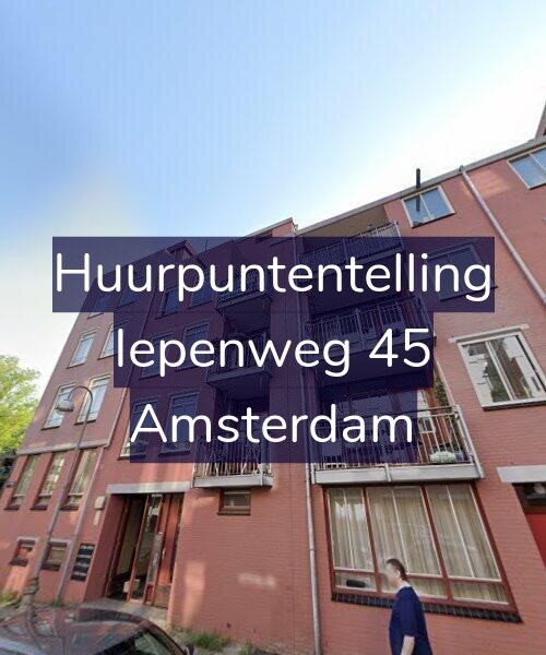 Foto gevel Huurpuntentelling voor Iepenweg 45, Amsterdam