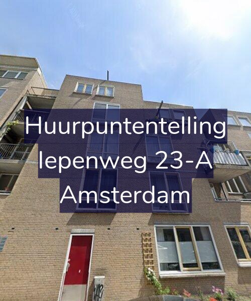Foto gevel Huurpuntentelling voor Iepenweg 23-A, Amsterdam