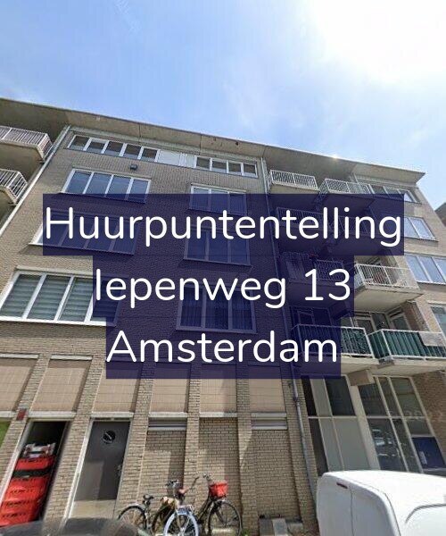 Foto gevel Huurpuntentelling voor Iepenweg 13, Amsterdam