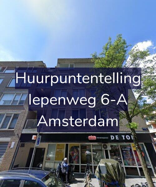 Foto gevel Huurpuntentelling voor Iepenweg 6-A, Amsterdam