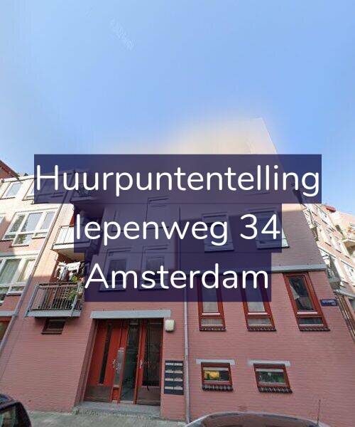Foto gevel Huurpuntentelling voor Iepenweg 34, Amsterdam
