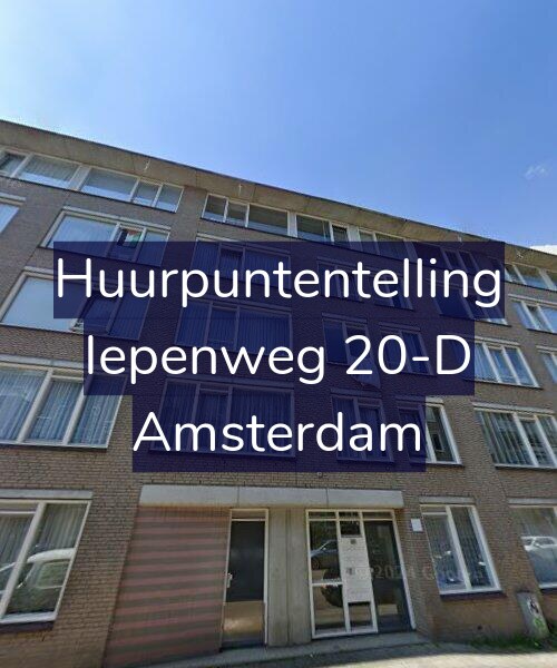 Foto gevel Huurpuntentelling voor Iepenweg 20-D, Amsterdam