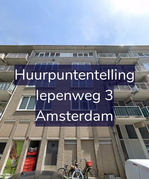 Foto gevel Huurpuntentelling voor Iepenweg 3, Amsterdam