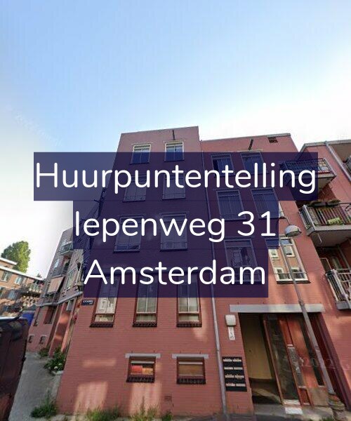 Foto gevel Huurpuntentelling voor Iepenweg 31, Amsterdam