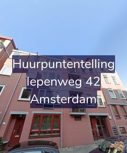 Foto gevel Huurpuntentelling voor Iepenweg 42, Amsterdam