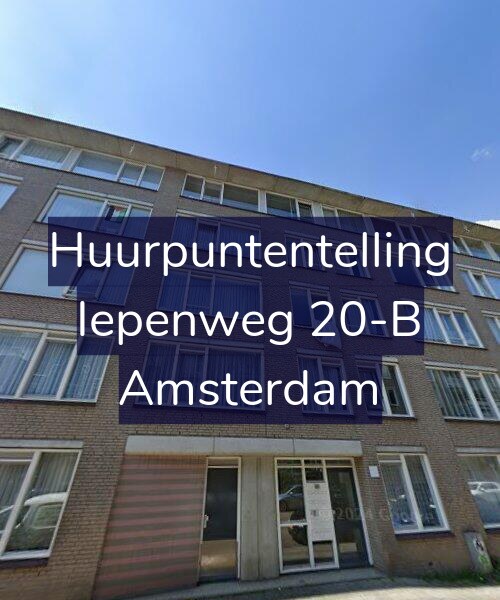 Foto gevel Huurpuntentelling voor Iepenweg 20-B, Amsterdam