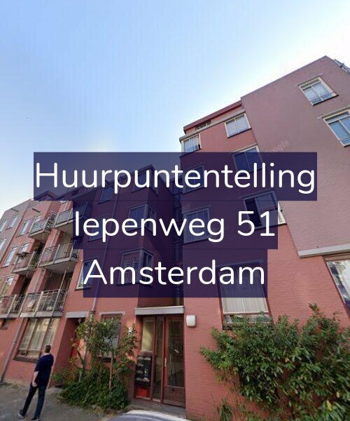 Foto gevel Huurpuntentelling voor Iepenweg 51, Amsterdam
