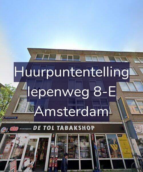 Foto gevel Huurpuntentelling voor Iepenweg 8-E, Amsterdam