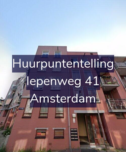 Foto gevel Huurpuntentelling voor Iepenweg 41, Amsterdam