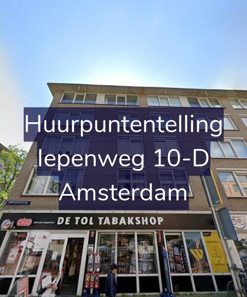 Foto gevel Huurpuntentelling voor Iepenweg 10-D, Amsterdam