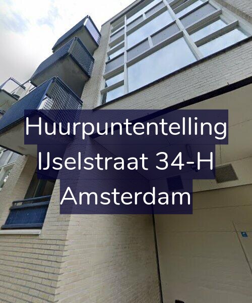 Foto gevel Huurpuntentelling voor IJselstraat 34-H, Amsterdam