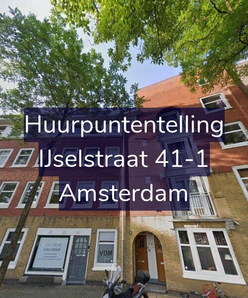 Foto gevel Huurpuntentelling voor IJselstraat 41-1, Amsterdam