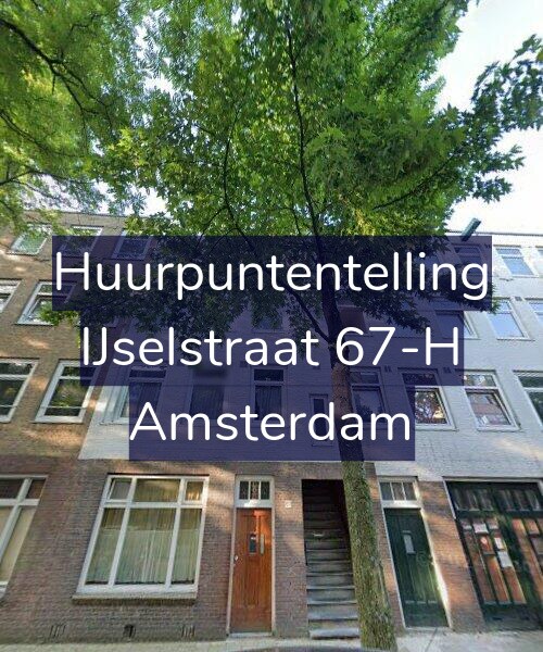 Foto gevel Huurpuntentelling voor IJselstraat 67-H, Amsterdam