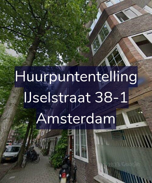 Foto gevel Huurpuntentelling voor IJselstraat 38-1, Amsterdam