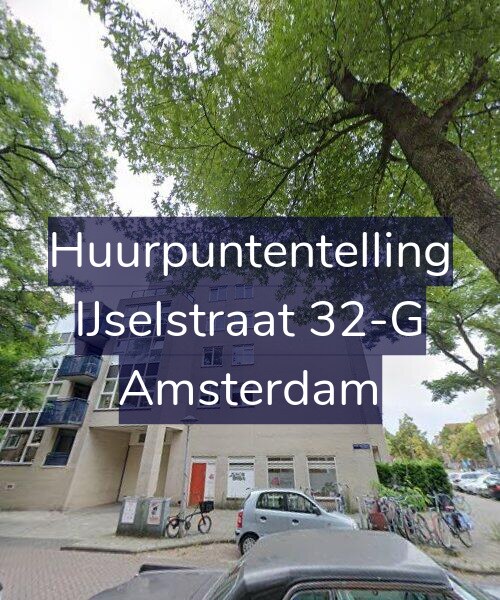 Foto gevel Huurpuntentelling voor IJselstraat 32-G, Amsterdam