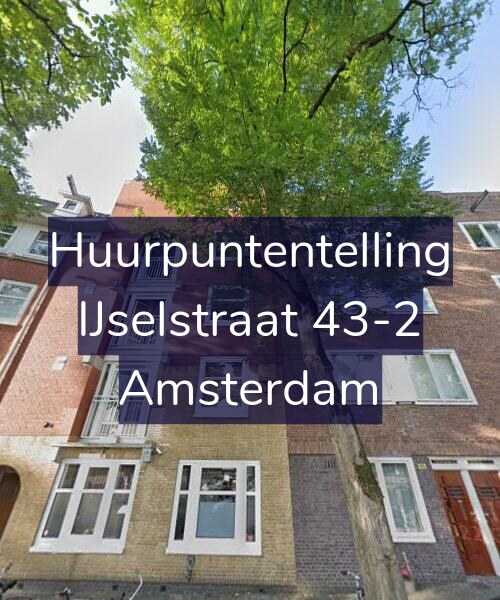 Foto gevel Huurpuntentelling voor IJselstraat 43-2, Amsterdam