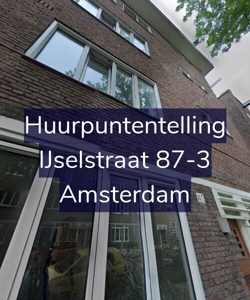 Foto gevel Huurpuntentelling voor IJselstraat 87-3, Amsterdam