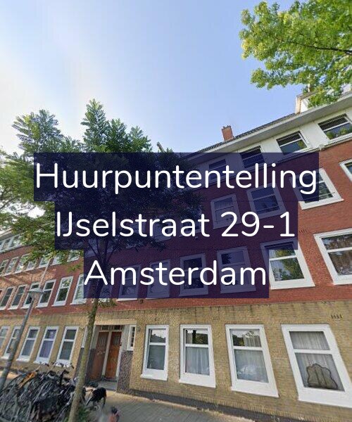 Foto gevel Huurpuntentelling voor IJselstraat 29-1, Amsterdam