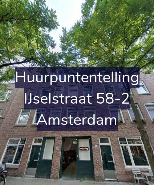 Foto gevel Huurpuntentelling voor IJselstraat 58-2, Amsterdam