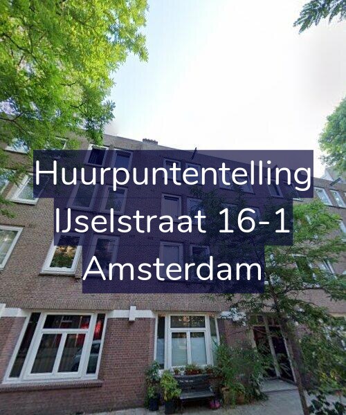 Foto gevel Huurpuntentelling voor IJselstraat 16-1, Amsterdam