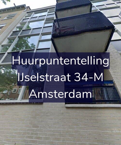 Foto gevel Huurpuntentelling voor IJselstraat 34-M, Amsterdam