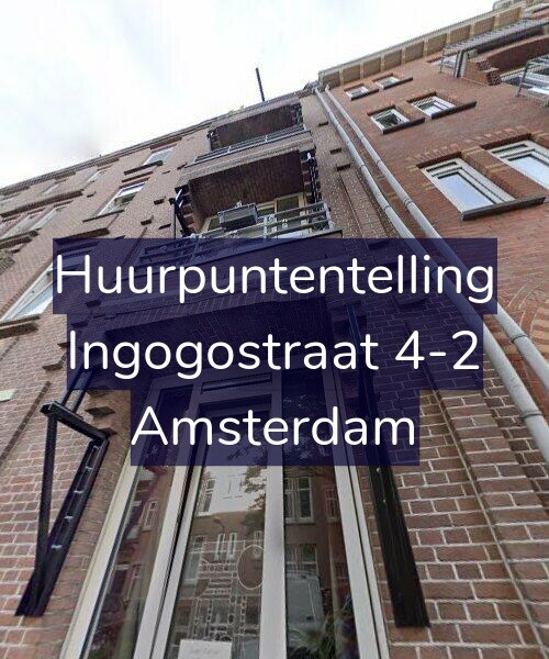 Foto gevel Huurpuntentelling voor Ingogostraat 4-2, Amsterdam