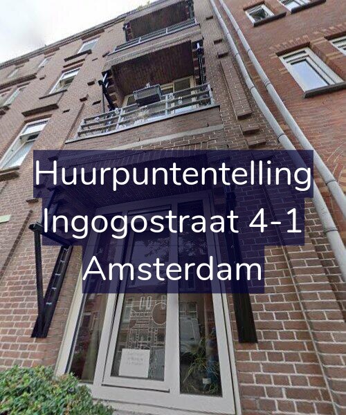 Foto gevel Huurpuntentelling voor Ingogostraat 4-1, Amsterdam