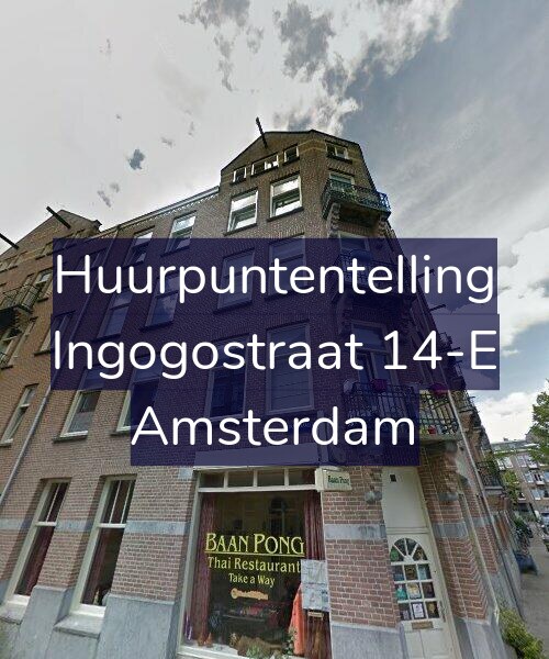 Foto gevel Huurpuntentelling voor Ingogostraat 14-E, Amsterdam