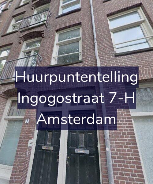 Foto gevel Huurpuntentelling voor Ingogostraat 7-H, Amsterdam