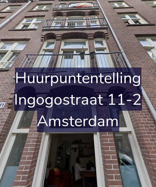 Foto gevel Huurpuntentelling voor Ingogostraat 11-2, Amsterdam