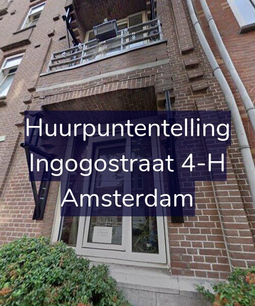 Foto gevel Huurpuntentelling voor Ingogostraat 4-H, Amsterdam