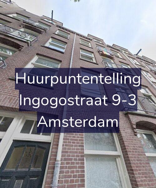 Foto gevel Huurpuntentelling voor Ingogostraat 9-3, Amsterdam
