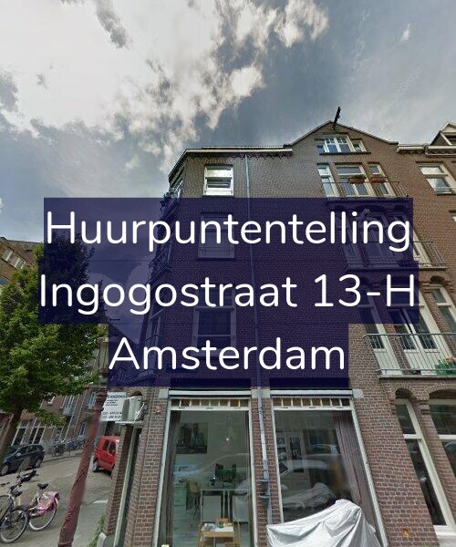 Foto gevel Huurpuntentelling voor Ingogostraat 13-H, Amsterdam